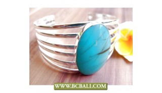 Turquoise Alpaka Silver Bracelets